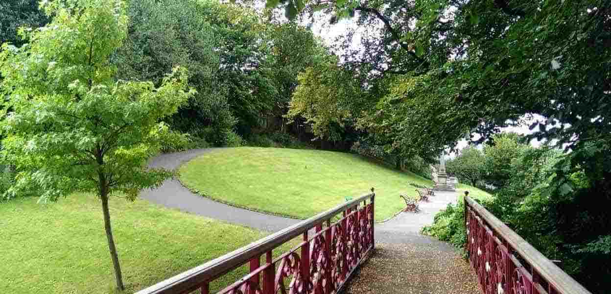 Bridge at Broadfield Park.