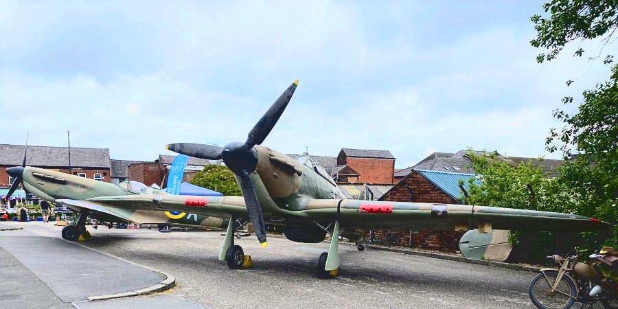 Spitfire and Hurricane.