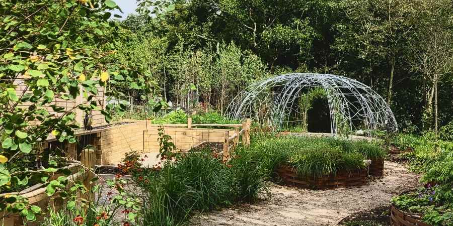 Sensory garden at Hollingworth Lake.