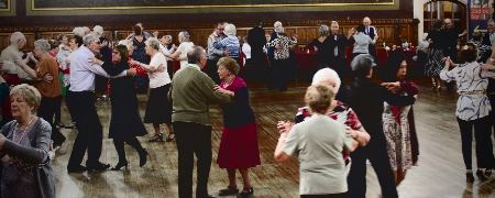 Dancers in the Great Hall.