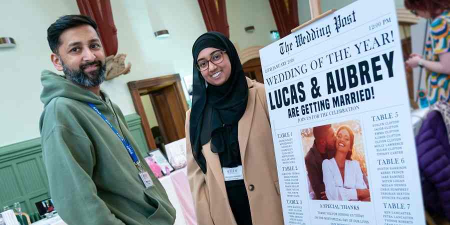 Visitors to Rochdale Wedding Show.