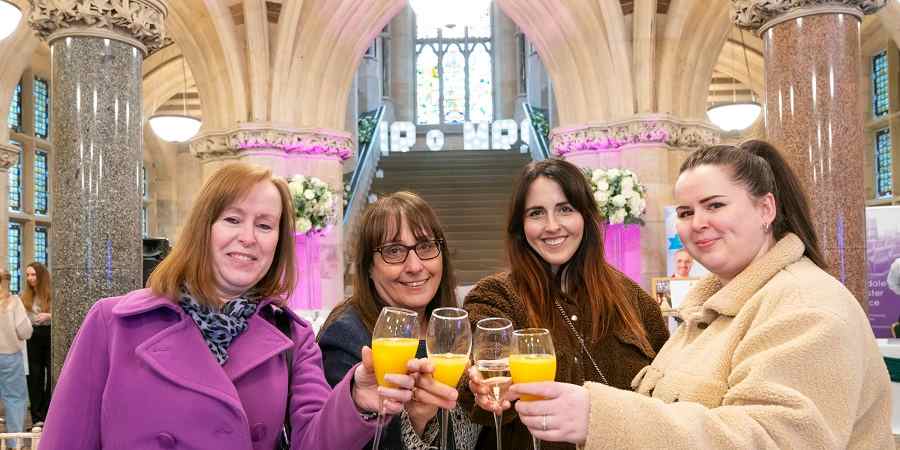 Visitors to Rochdale Wedding Show.